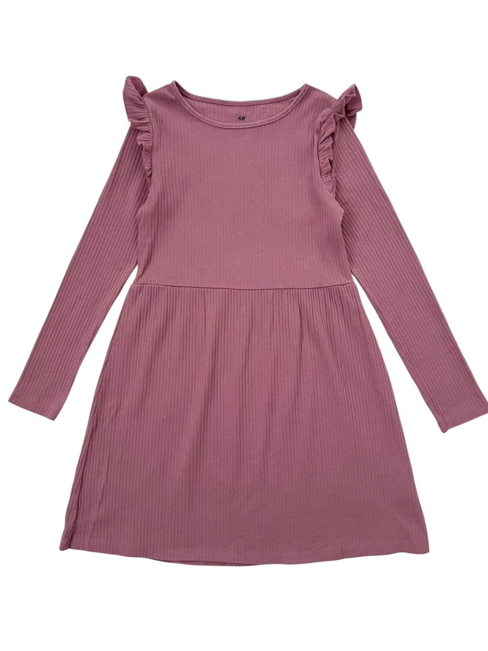 H&M girls size 6X-7 ribbed knit dress
